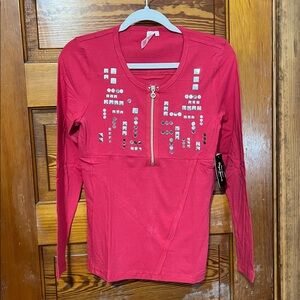 Pepe Jeans NWT Long Sleeved Tee Pink Size Large Style: Mallory